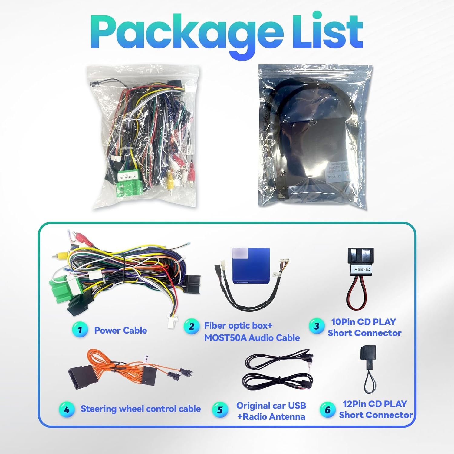 Audio Adapter for Chevy Silverado GMC Sierra 2014-2018 Car Stereo Radio