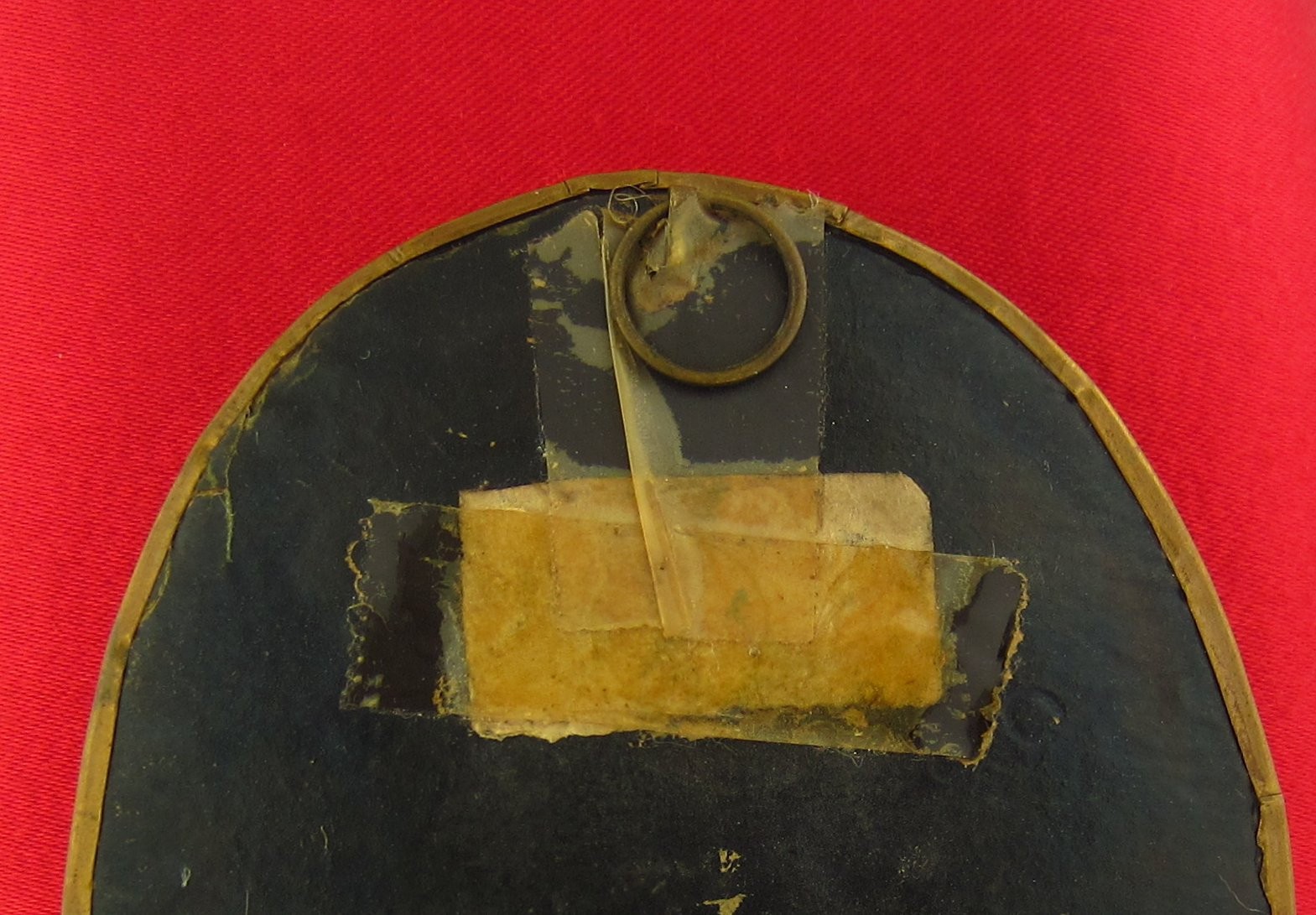 Antique SACRED HEART EX VOTO Reliquary Catholic French Domed Glass CROWN THORNS