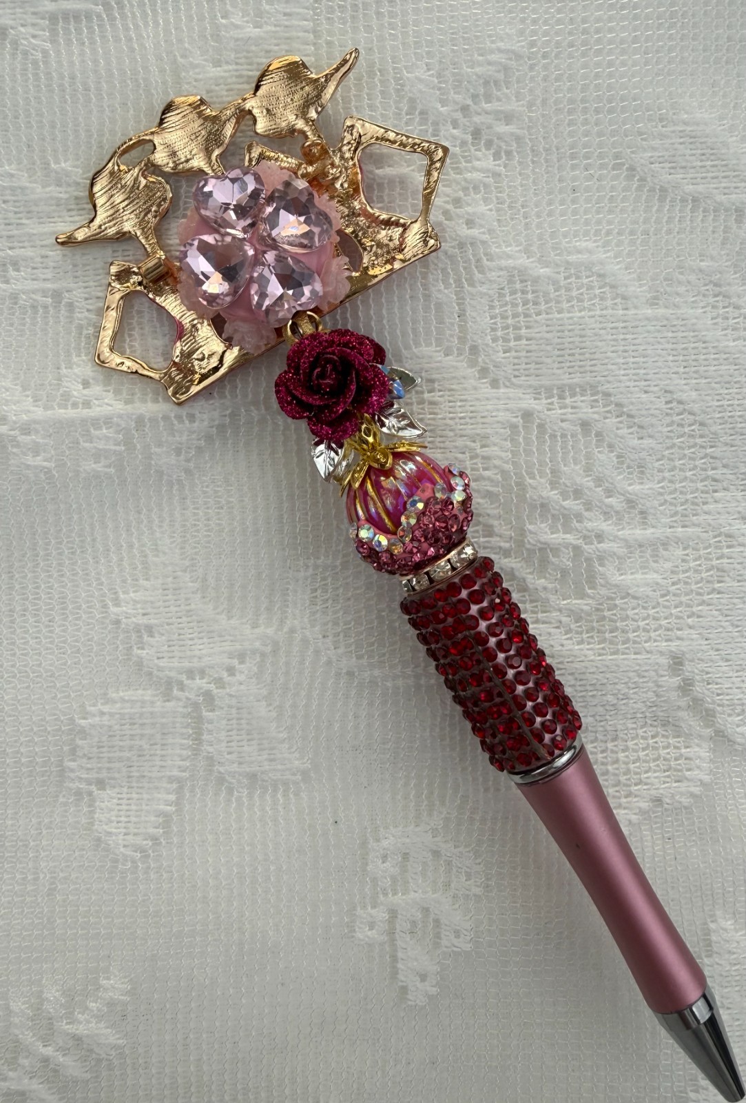 Custom beaded bling pens!! Luxury Inspired Gift.Basket filler. Journal. Collect!