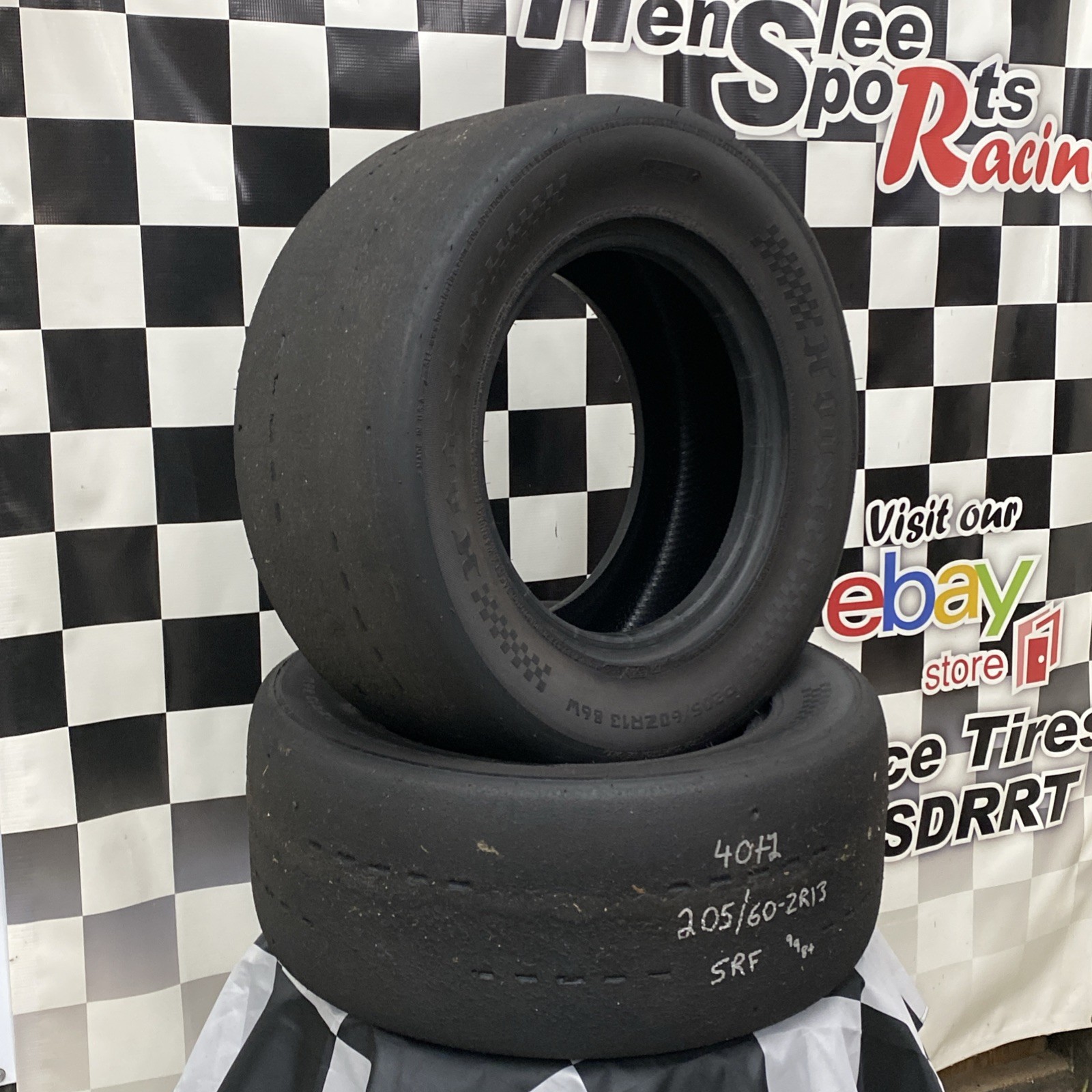 401-2 USDRRT HOOSIER DOT Road Race Tires SRF 205/60-ZR13