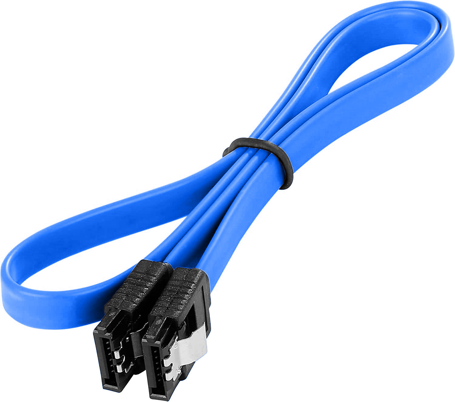 6pack SATA Cable III 6Gbps Straight HDD SDD Data Cable with Locking Latch 15 in