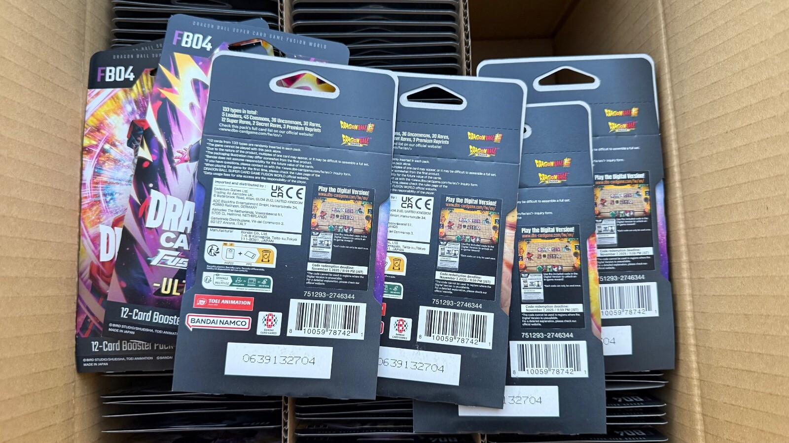 dragon ball fusion world ultra limit booster pack blister x1 english