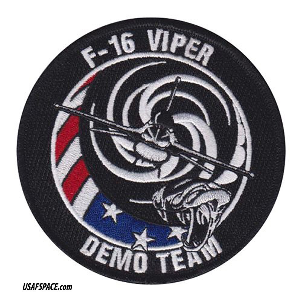 USAF F-16 VIPER DEMO TEAM -Davis-Monthan AFB- ORIGINAL AIR FORCE PATCH