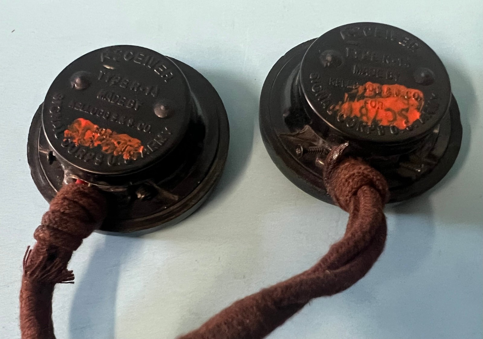 M-1938 TANKER HELMET RECEIVER SET HS-38- FUNCTIONAL