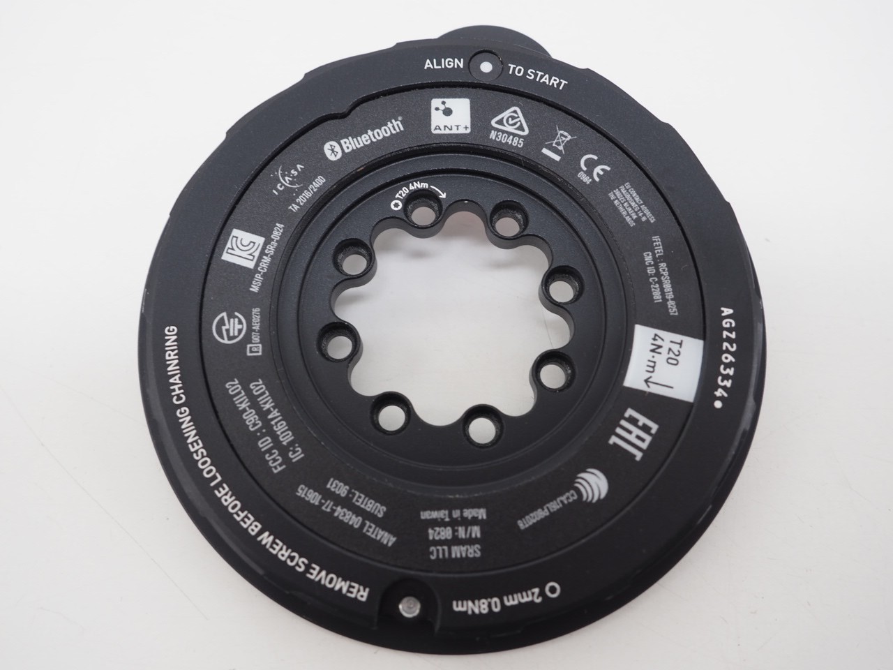 SRAM XX SL Eagle AXS Transmission Power Meter 8-Bolt Direct Mount - Thread Mount