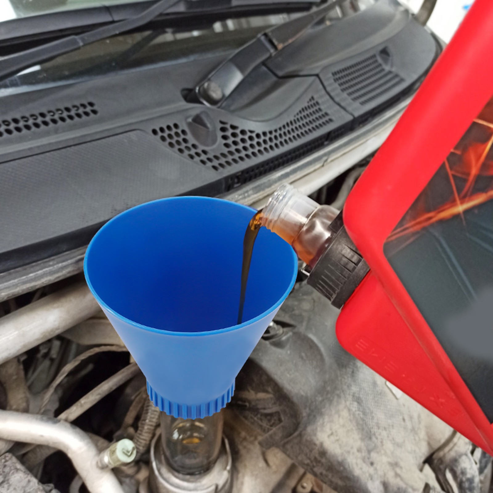 Locking Oil Funnel For Select Toyota Lexus Scion Threaded Adapter Fill Tool 37mm