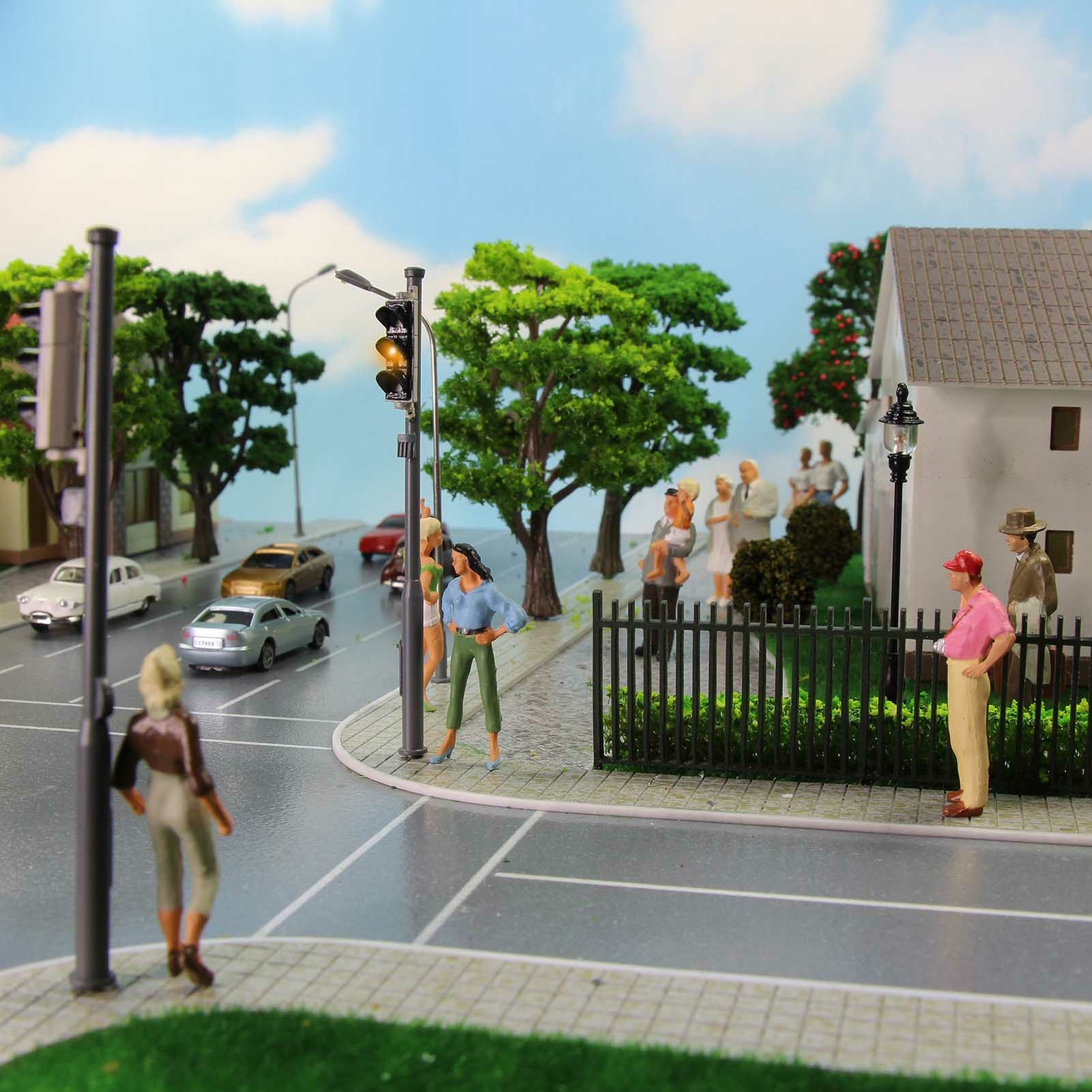 Model Trains 30pcs Different O Scale 1:43 Model Figures Standing People P4310