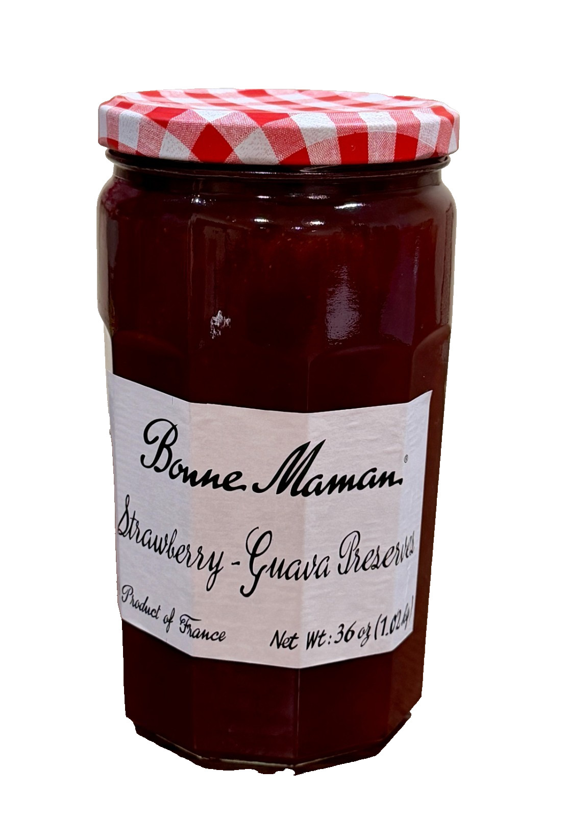 2-PACK Bonne Maman Strawberry Guava Preserve, 36 Oz large bottle