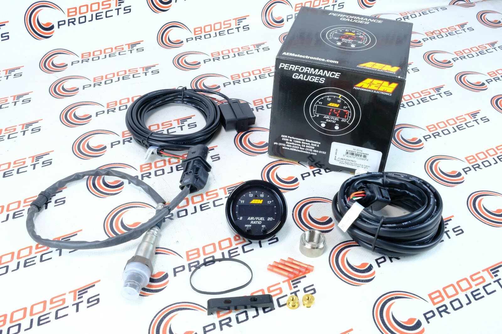 AEM Electronics X-Series OBDII Wideband AFR Controller Gauge Brand New 30-0334