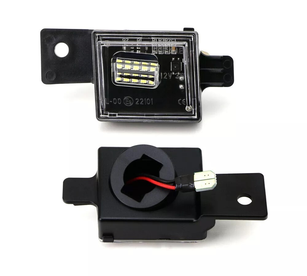 2 PCS LED License Plate Light For Chevy Silverado GMC Sierra Canyon 6000K White