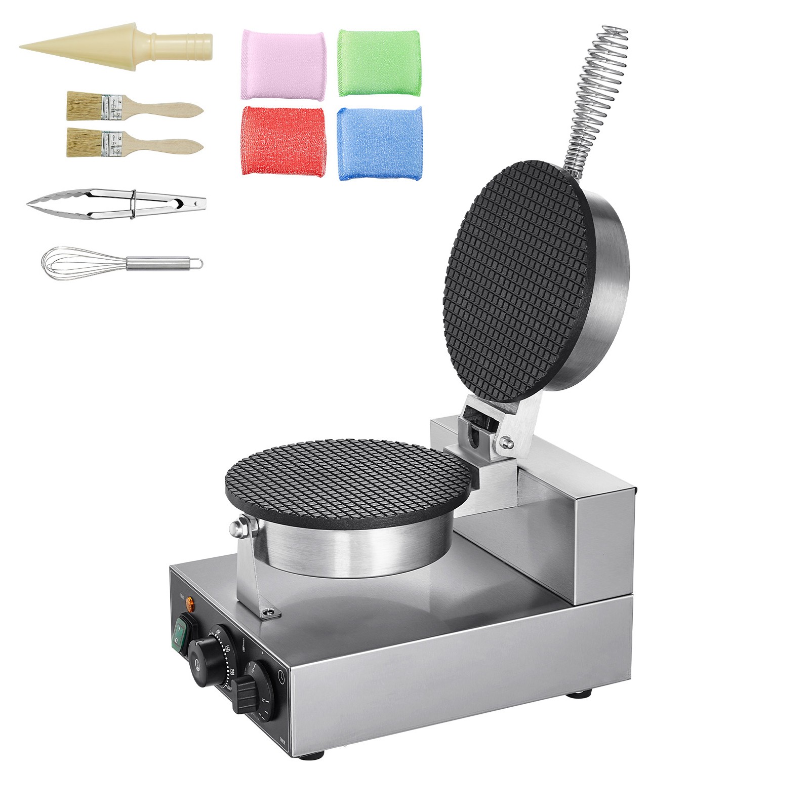 Uimoso Electric Waffle Cone Maker for Commercial Use, 1230W Egg Roll Machine