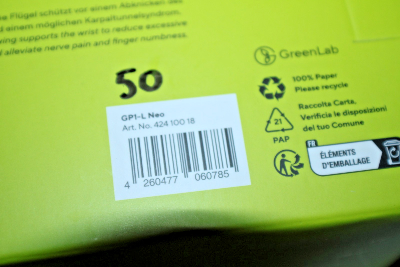 Ergon GP1-L Neo Bike Handlebar Grips Ergonomic Large Commuter Free USA Shipping!