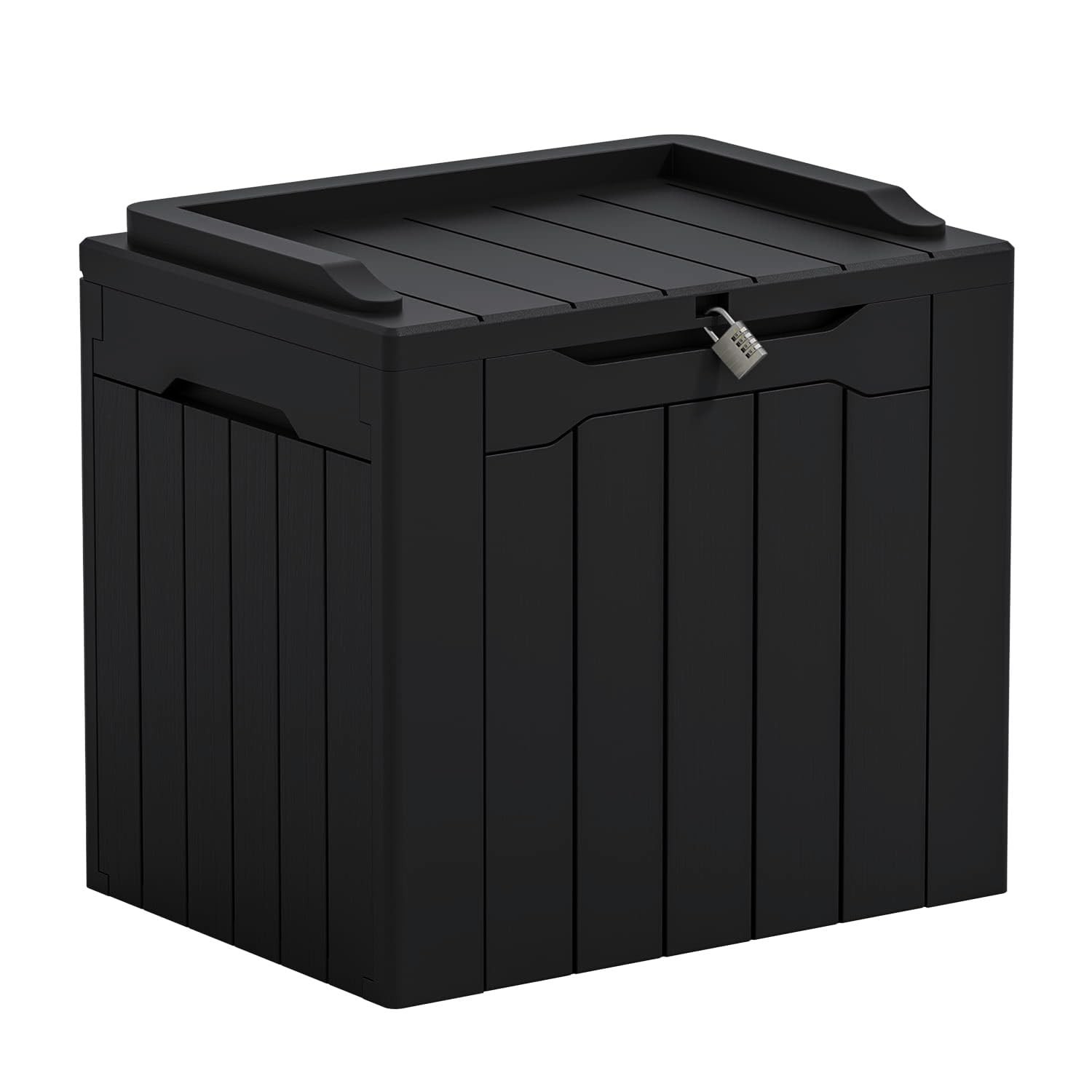 Outdoor Storage Box 31 Gallon Storage Box with Lid for Patio Furniture, Garde...