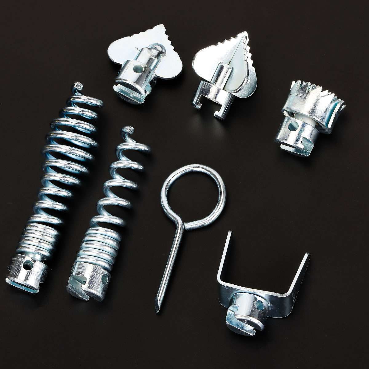 14 Pcs Cutter Set Drain Cleaner Plumbing Snake Tools Cable Auger Clog Sewer Pipe