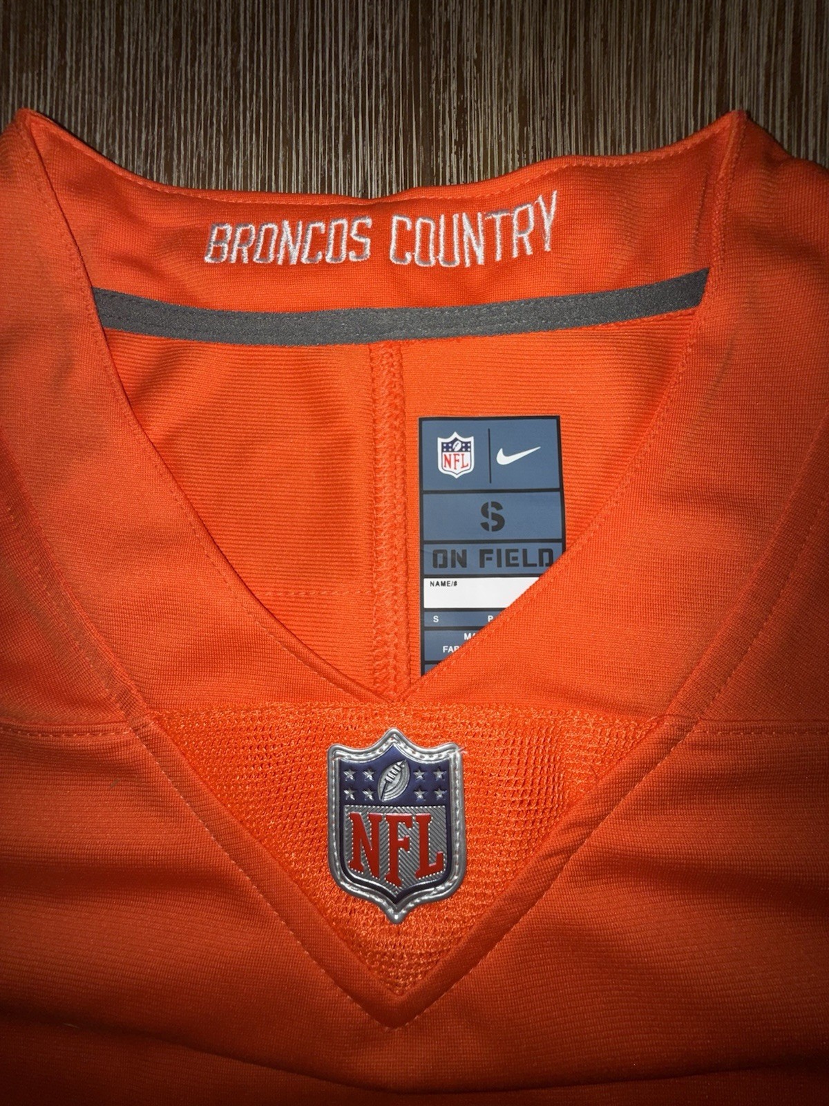 Pat Surtain II Throwback Orange Size: Small