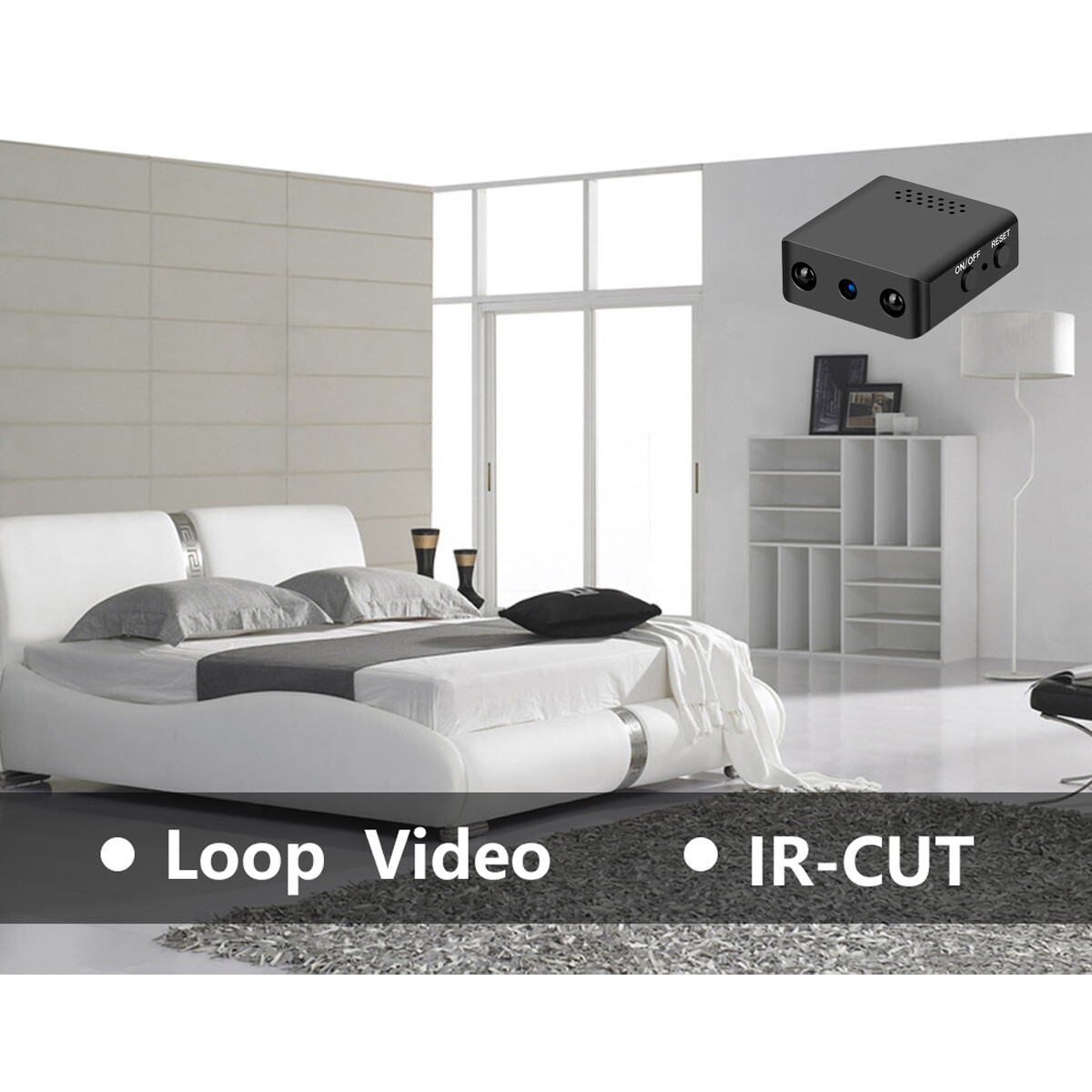 Mini Spy Camera WIFI HD 1080P Hidden IP Motion Night Vision Security Nanny Cam