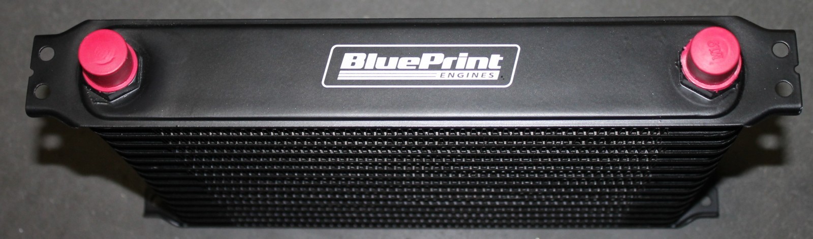 BLEM - 15 Row Stacked Plate HD Transmission Cooler w/ 8AN Fittings by BluePrint