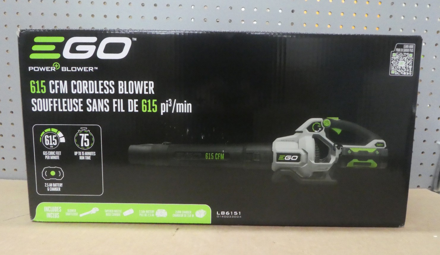 EGO Power+ LB6151 615CFM Handheld Leaf Blower