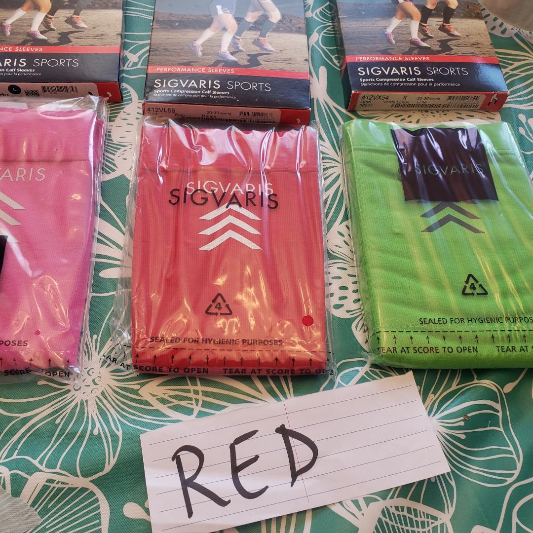 Sigvaris Performance Calf Sleeves Men Women Unisex 20-30 Compression Size Color