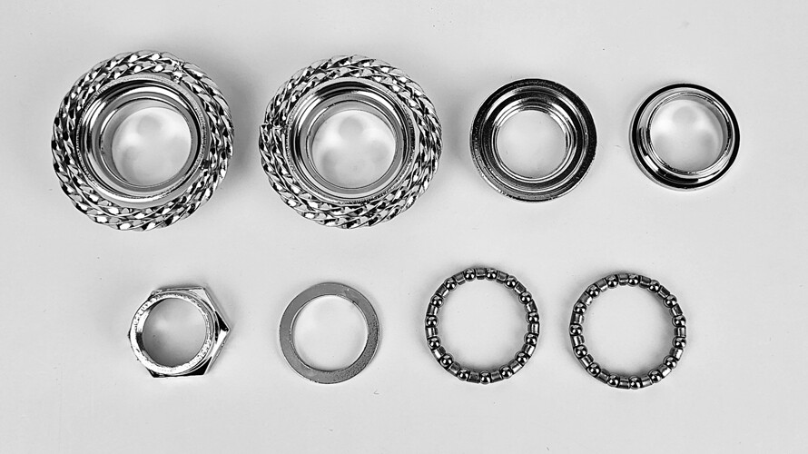 OG LOWRIDER 22.2MM BICYCLE COMPLETE DOUBLE SQUARE TWISTED BIKE HEADSET