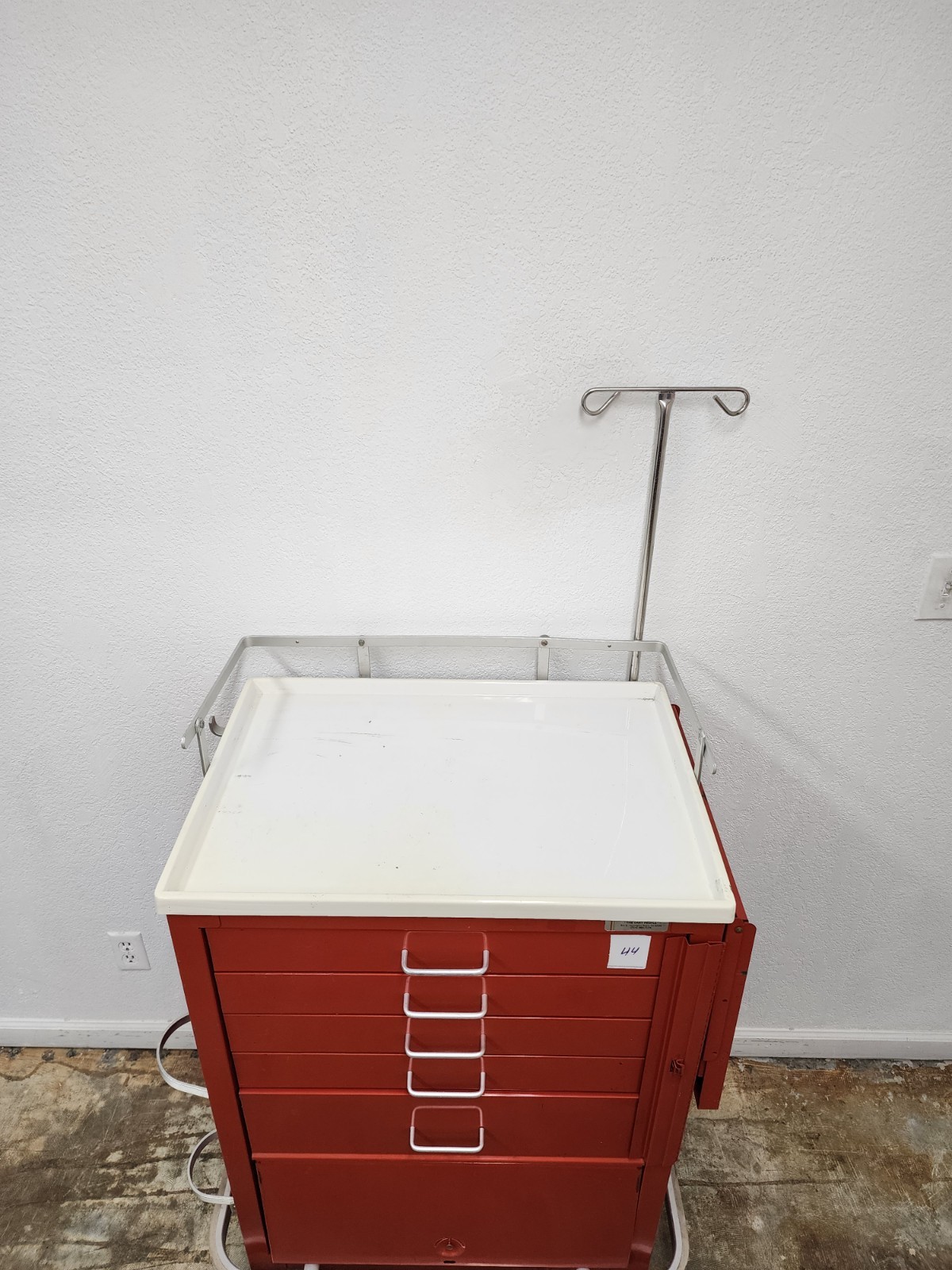 Waterloo Uni-Cart Medical Lab Mobile Storage Cart 6 Locking Drawers, Tool Box
