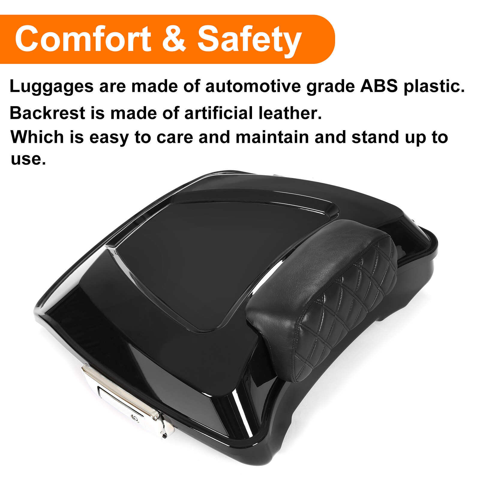 Razor Tour Pack Trunk Tail Box Backrest Base Plate For Harley Street Glide 97-23