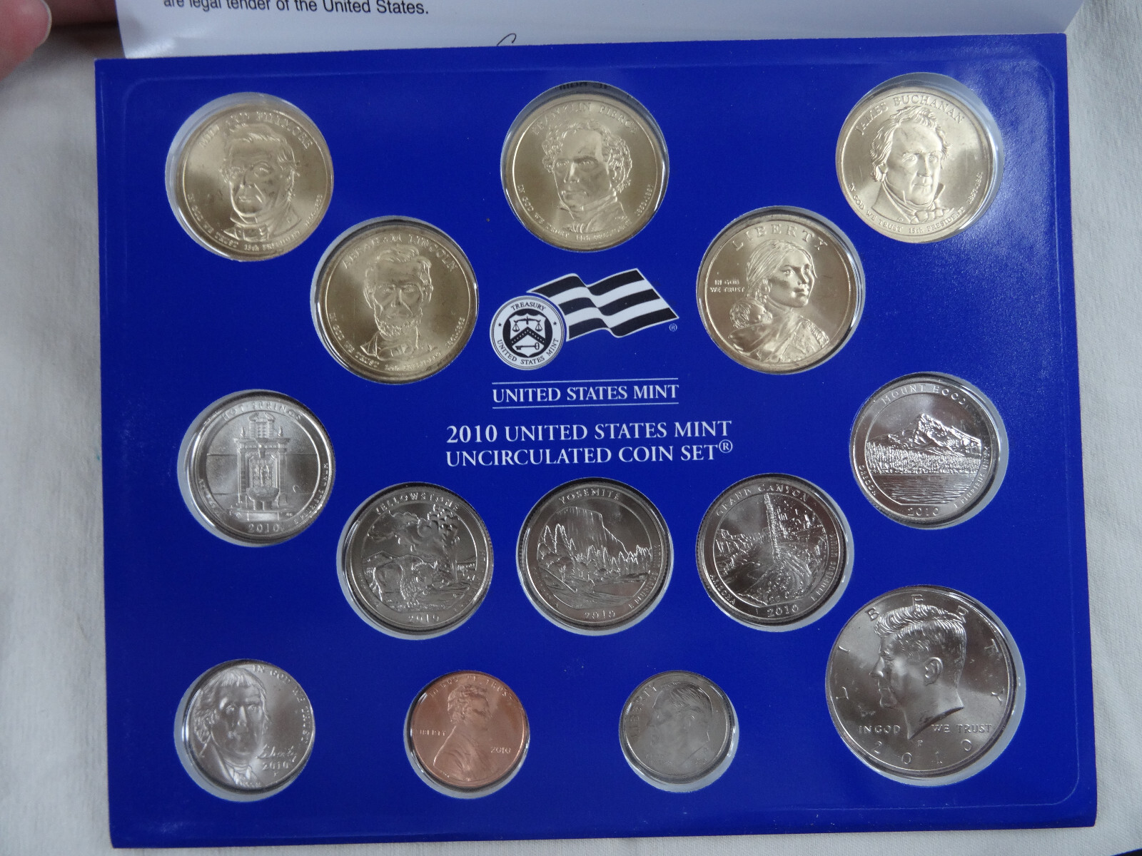 2010 P & D US Mint Set Uncirculated 28 Coins OGP