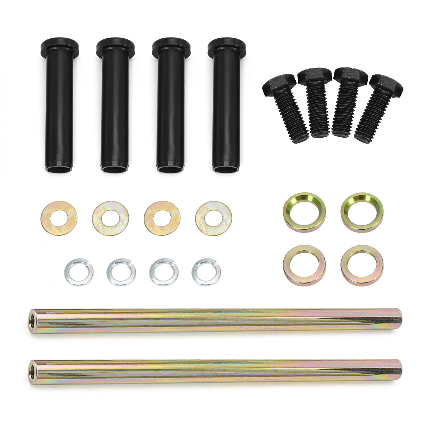 2x Front Lower A-ARM Bushing Shaft Kit For Polaris Sportsman 400 500 600 700 800