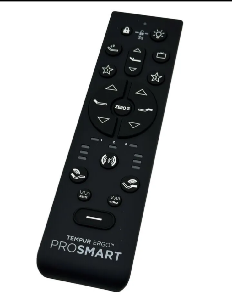 New TempurPedic TEMPUR ERGO PROSMART Remote Control Keeson RF396E JLDK.111.19.01