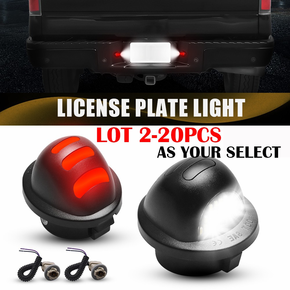 2-20X LED License Plate Light Tail Assembly Lamp for Ford F150 F250 F350 1990-14
