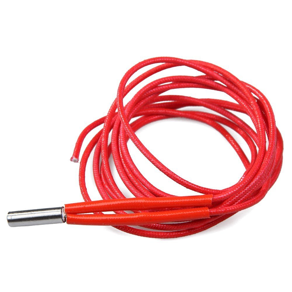 12V or 24V 40W 1/4-in/6.35mm Ceramic Cartridge Heater 3D Printer MK9/MK10 Hotend