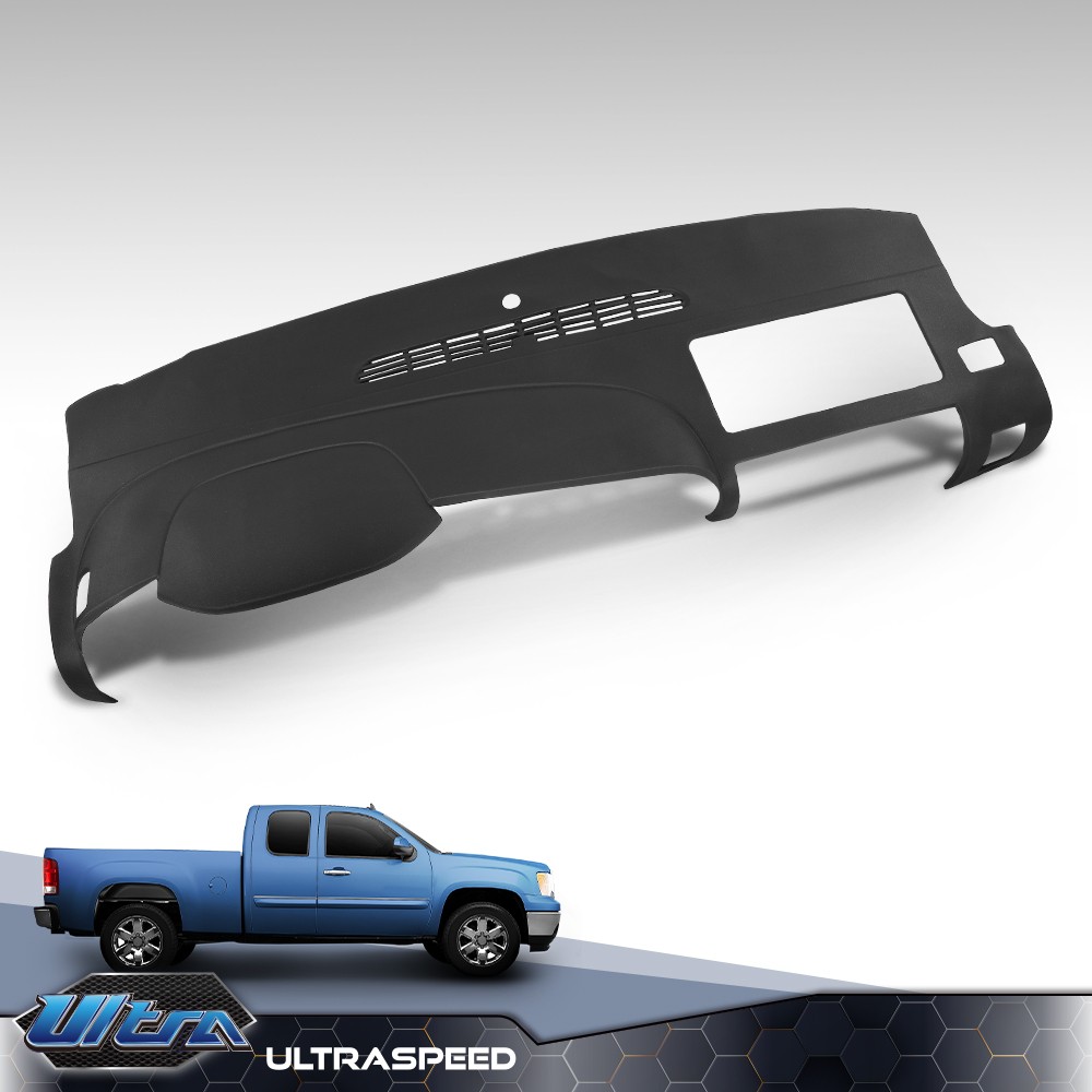 Soft TPE Dash Board Cover Cap Black For 07-2014 Silverado LS LT WT Sierra SL SLE