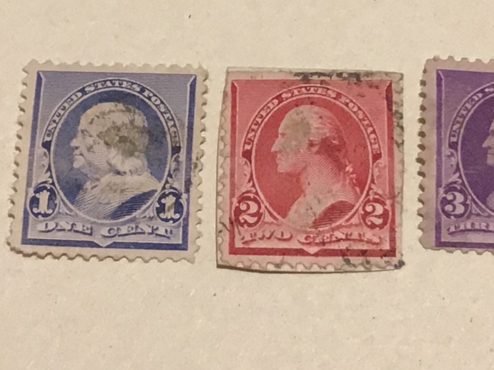 United States 1890 Personalities used stamps A10056