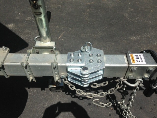 TTROY fold away hinge kit 3x3 zinc plated made in the USA