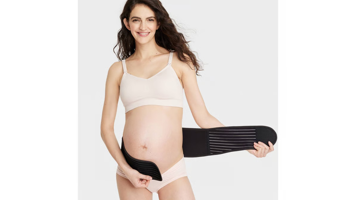 L/XL Ingrid & Isabel Maternity Pregnancy Belly & Back Support Belt Size 12-18