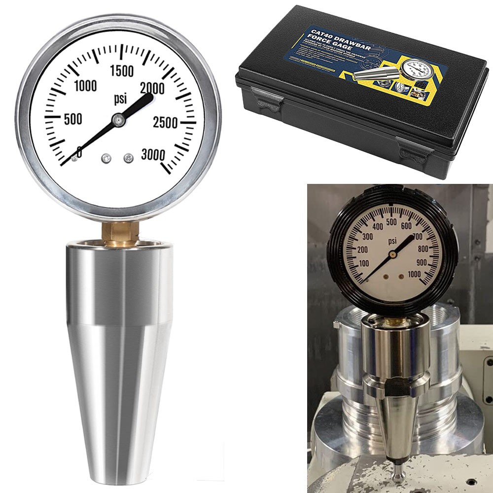 For All CAT 40 Machines & Bt 40 Spindle Drawbar Force Gauge Tester Checker Tool