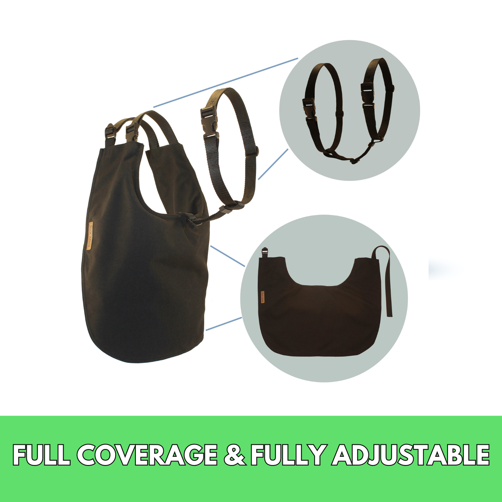 Anti Mating Anti Breeding OLOR Buck Apron™ with Harness - Goats/Sheep LG REG