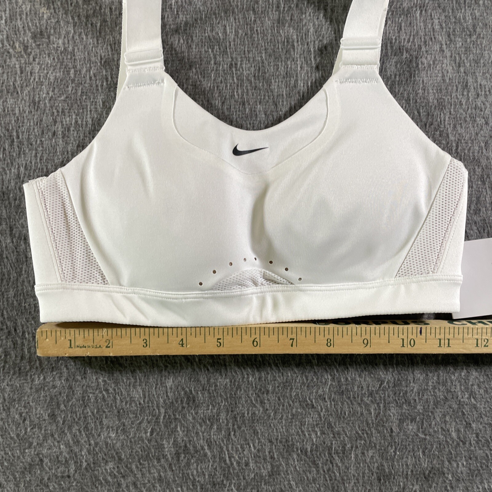 NEW! Nike XS (A-C) Women's Alpha High Support Sports/Yoga Bra-White DD0430-100
