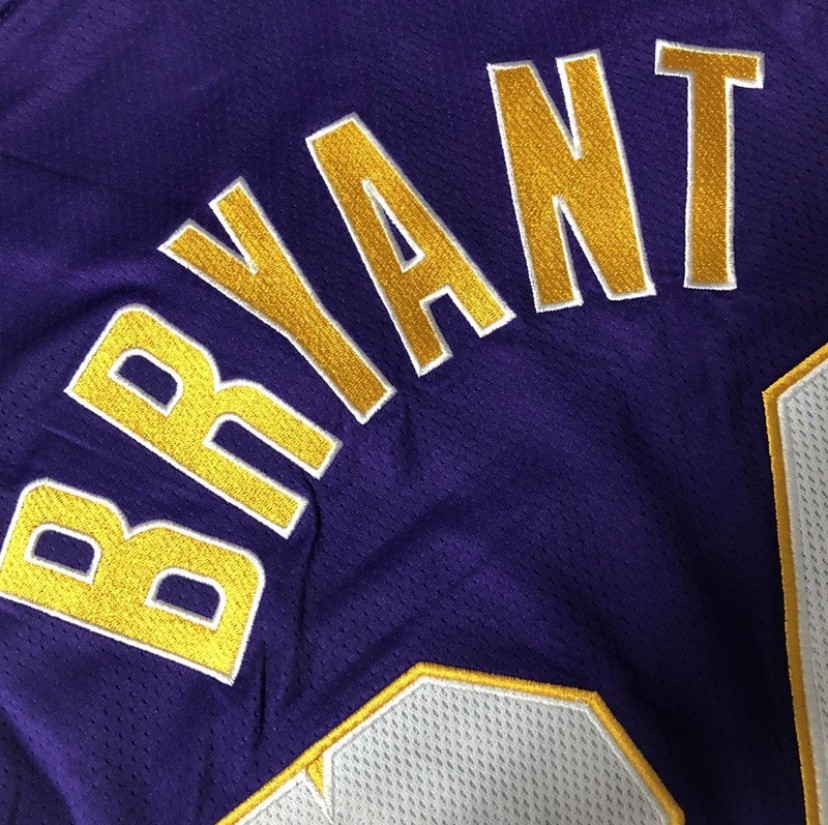 Los Angeles Lakers Kobe Bryant purple retro vintage basketball jersey