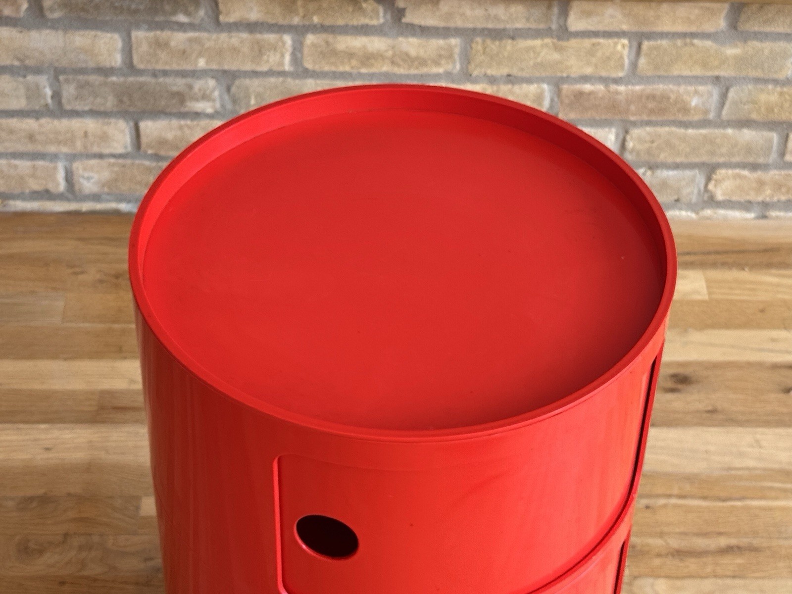 1970 Kartell Componibili Space Age Plastic Storage Unit Side Table Vtg Italy Mcm