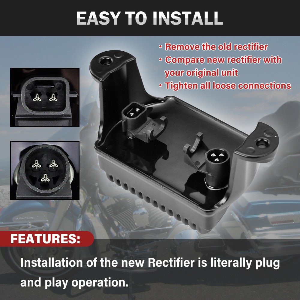 For Harley Touring 2009-2015 Voltage Regulator Rectifier 74505-09 74505-09A
