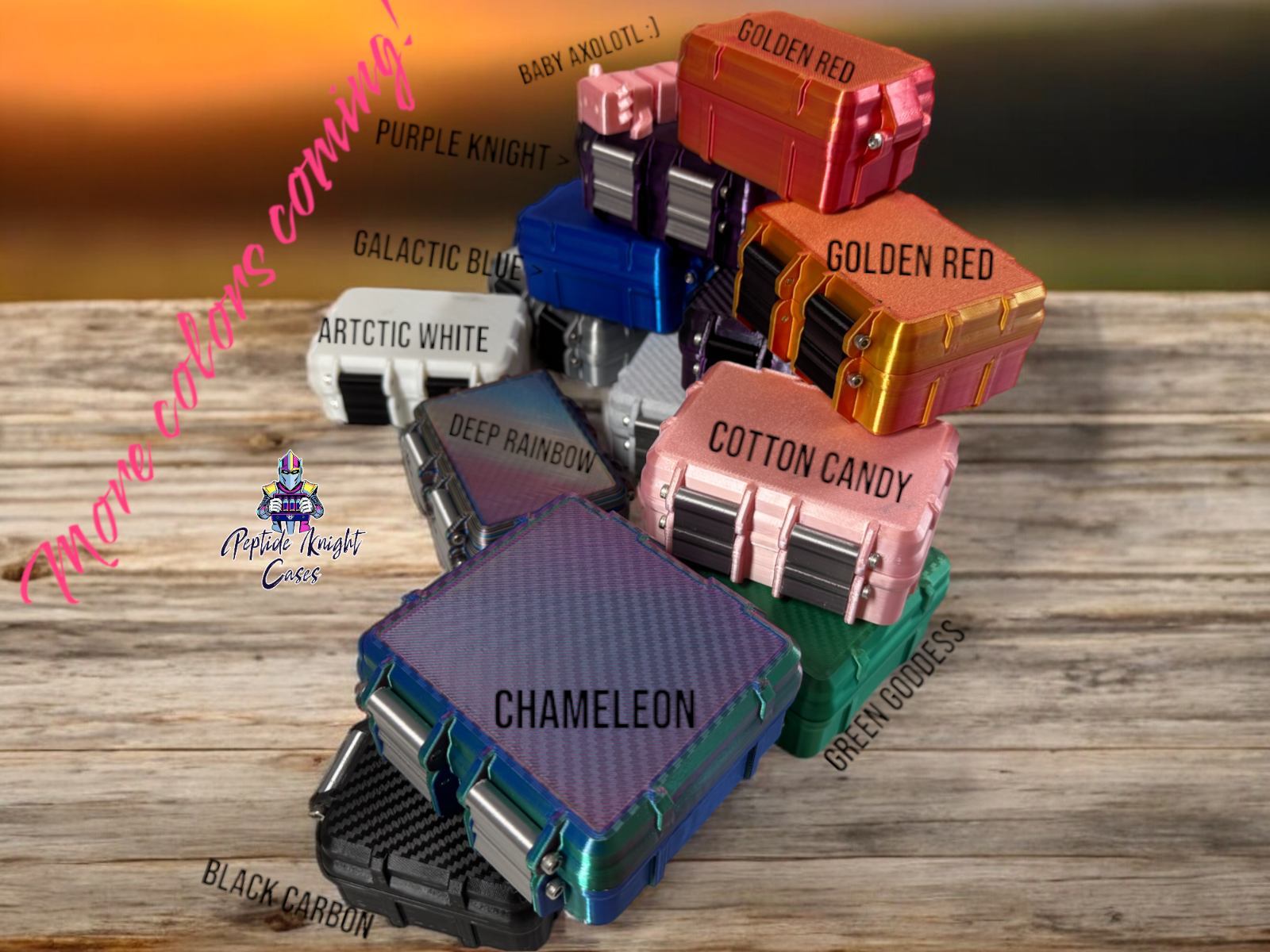 Peptide Vial Storage Container Carrying Case Organizer