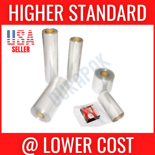 2.5", 4" up to 28" PVC Heat Shrink Wrap Tube Tubing Film 250 Feet to 1500 Feet