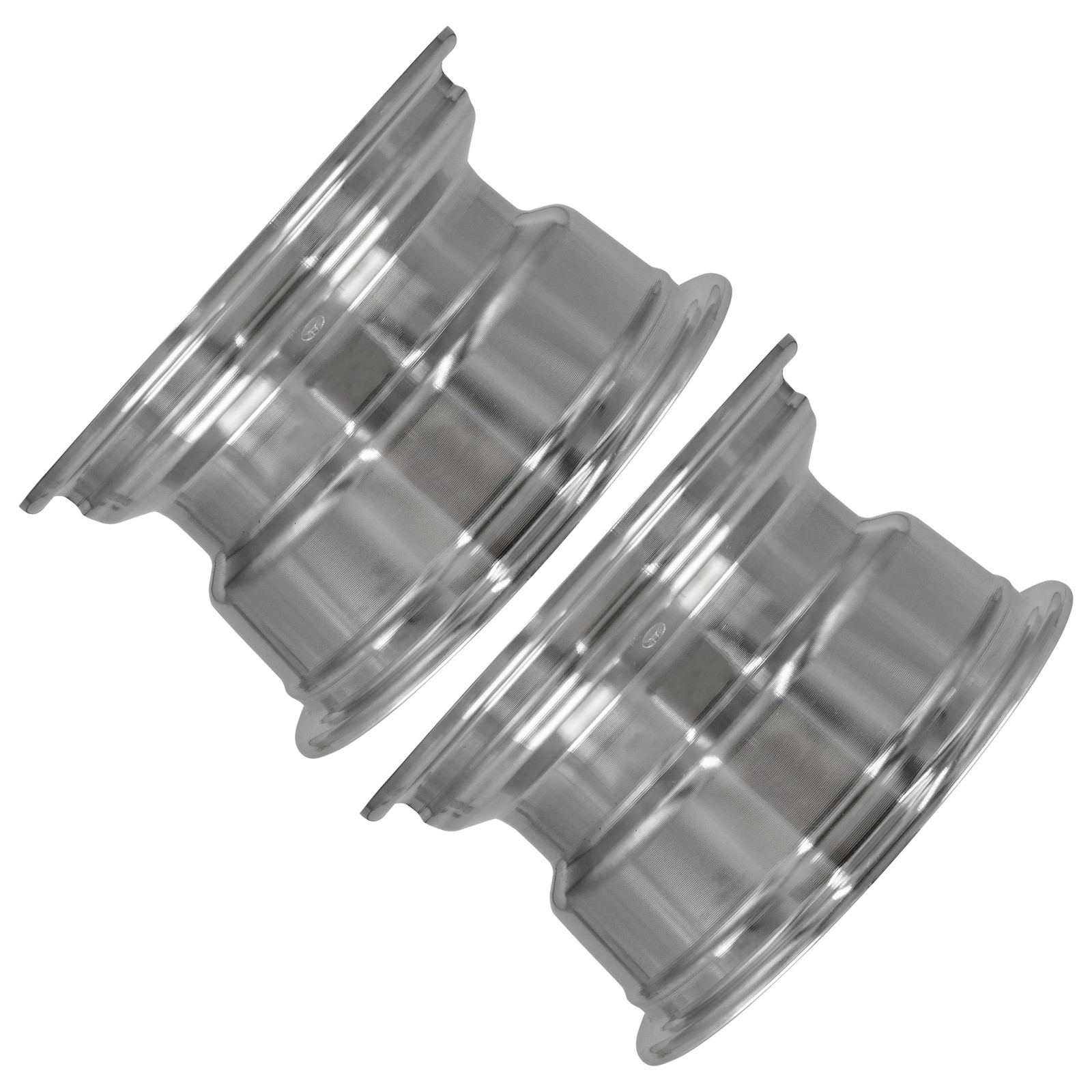 Caltric 10x6 inch 4/156 Bolt Pattern 4+2 Offset Front Wheel Rim For Yamaha