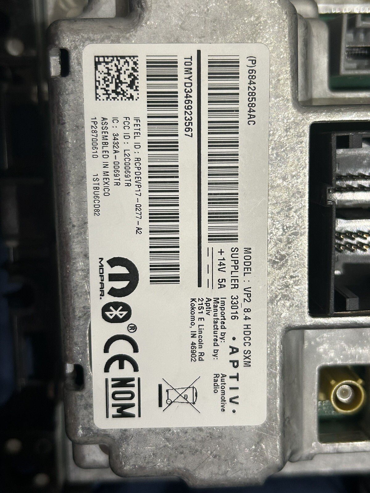 2019-2024 DODGE TRUCK NEW BODY Ram 2500 3500 8.4" SET Screen Radio VP2 19 20 21