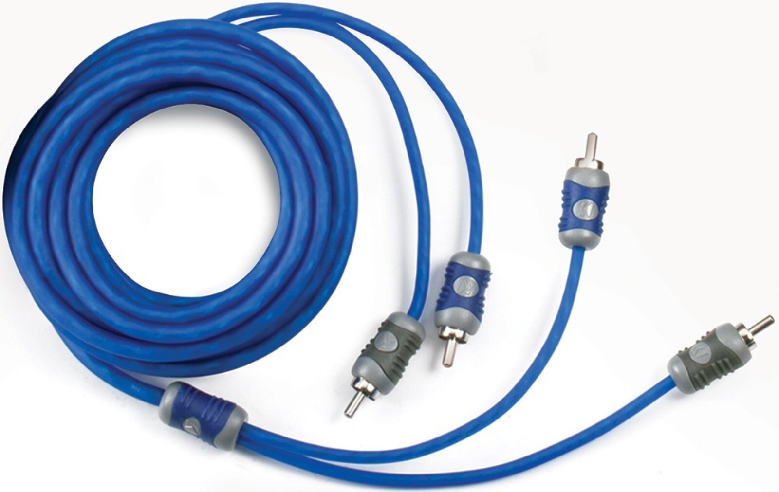 KICKER 46KI25 2-CHANNEL K-SERIES INTERCONNECT RCA SIGNAL AMPLIFIER CABLE 16.4FT