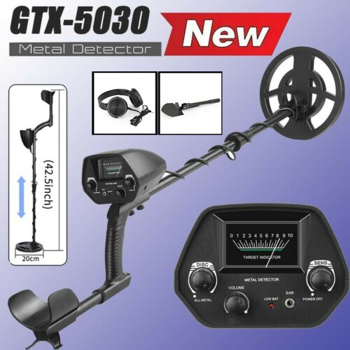 Metal Detector Deep Sensitive Search Tester Gold Digger Hunter GTX5030 Waterproo