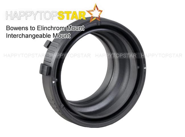 Bowens To Elinchrom Mount Speedring Speeding Ring Adapter Adaptor Converter f...