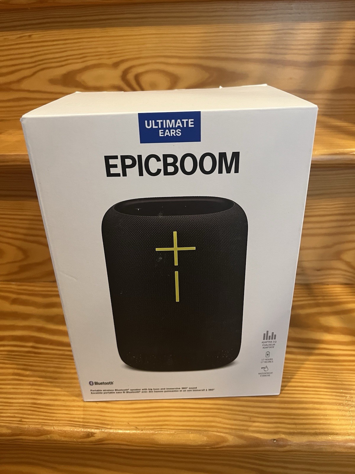 Ultimate Ears EPICBOOM Wireless Bluetooth Speaker - Charcoal Black - NEW
