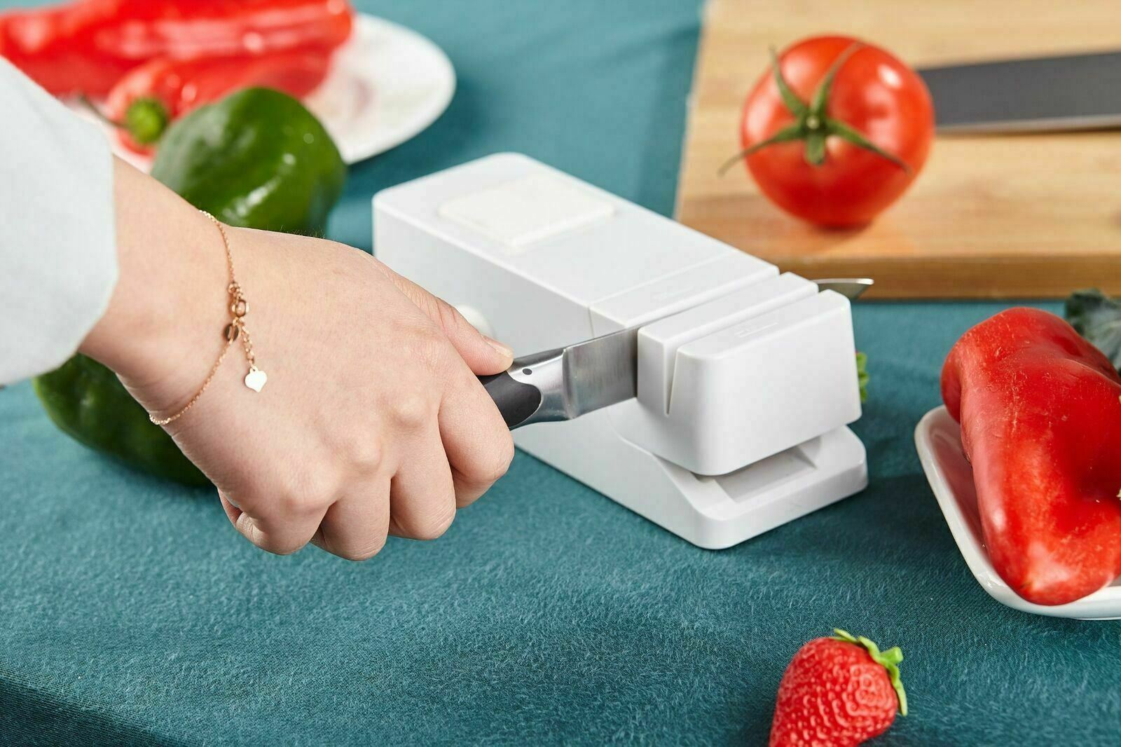 Multi-Task Electric Scissor & Knife Machetes Sharpener Fast Grinding Machine New